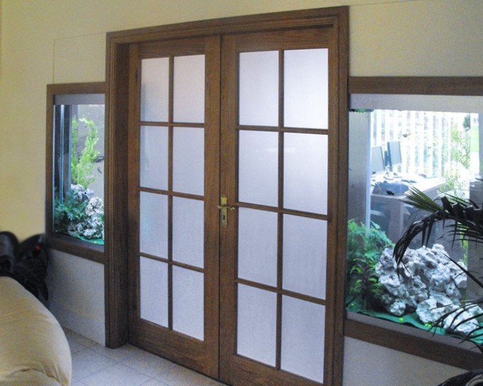 A Pair Of Bespoke Aquariums. Project 18.