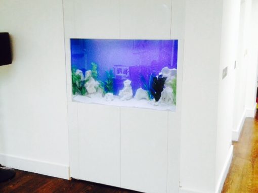 Living Room Aquarium in Alcove [38]