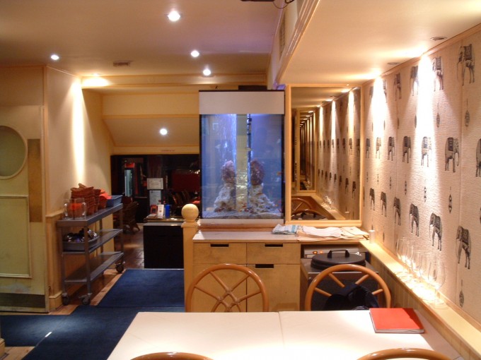 Restaurant Aquarium, London SW1. Project 26